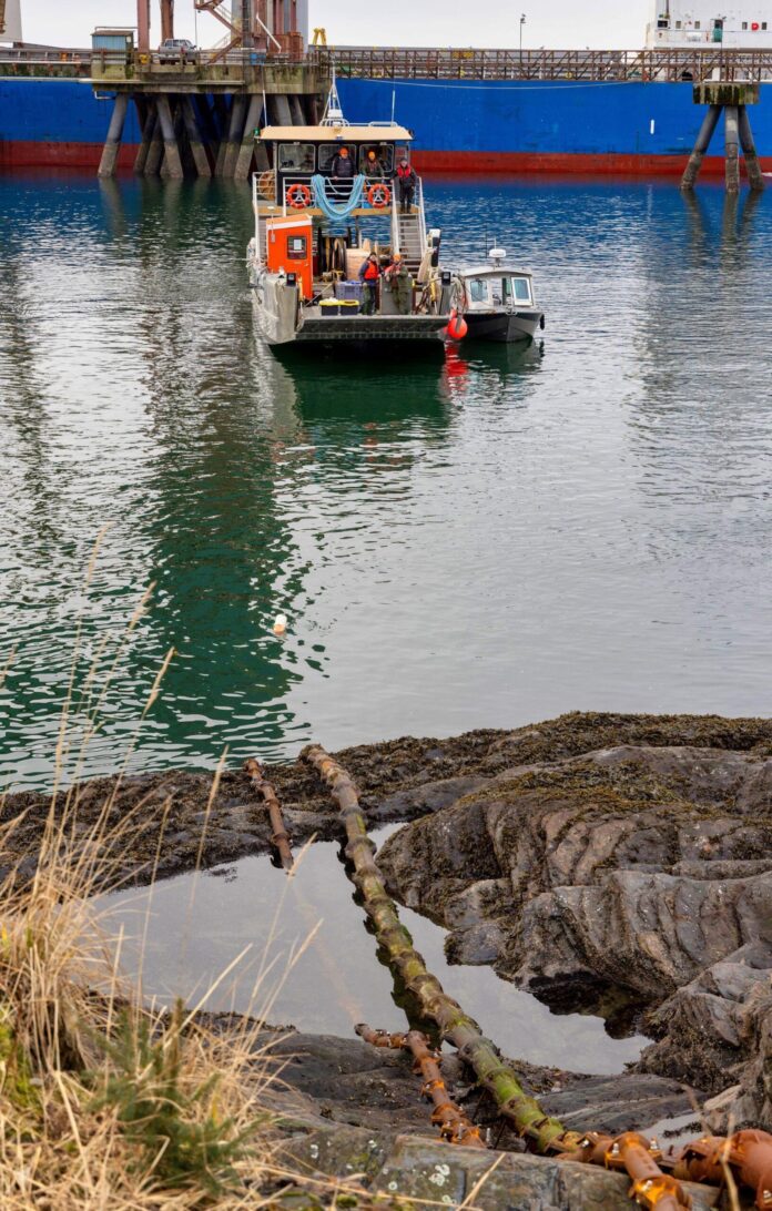 Ridley Island landing