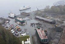 Baynes Sound Ship Breaking Protest