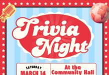 Trivia Night! March 14 at the Community Hall