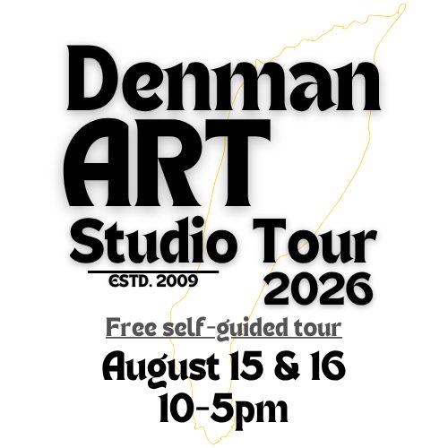 Logo + free self-guided tour 2026 Denman ART Studio Tour